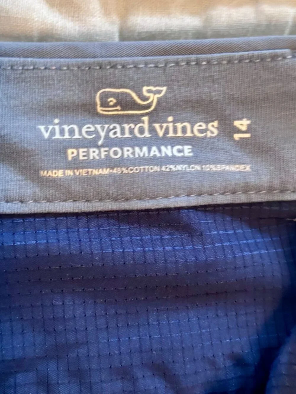 2 Pair of Vineyard Vines Performance Pants Size 14 - Khaki & Grey Blue